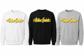 Distressed Yellow Jackets Crewneck
